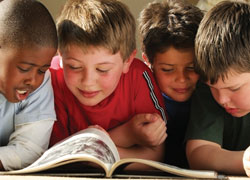 Children reading