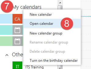 Add Calendar