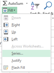 Fill drop down