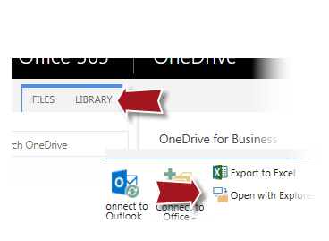 Use OneDrive Ribbon