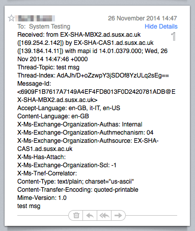 Apple Mail full headers