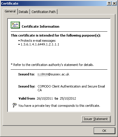 2388. Installing digital certificates for secure email (for Windows PCs ...
