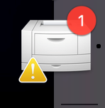 Alert icon in system tray