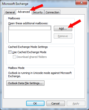 Outlook Account Settings