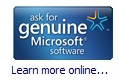 ask for genuine microsoft software icon