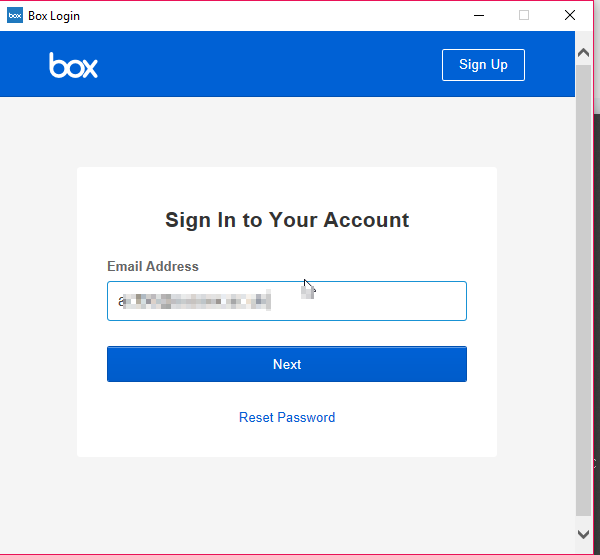 Box Login Box Login