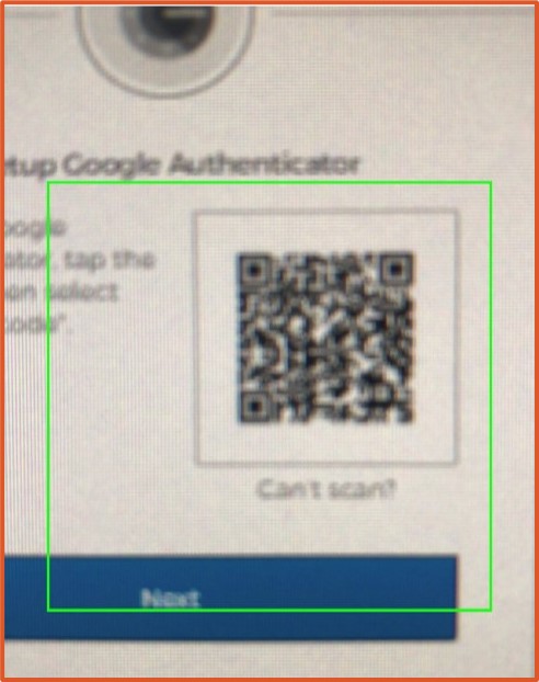 Google Authenticator qr code 