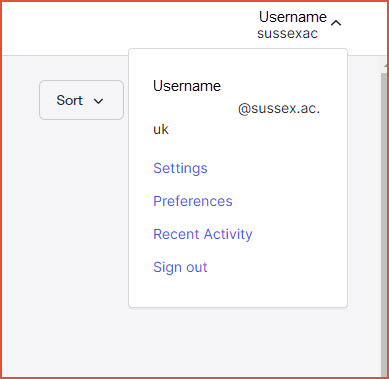 Okta dashboard settings screenshot