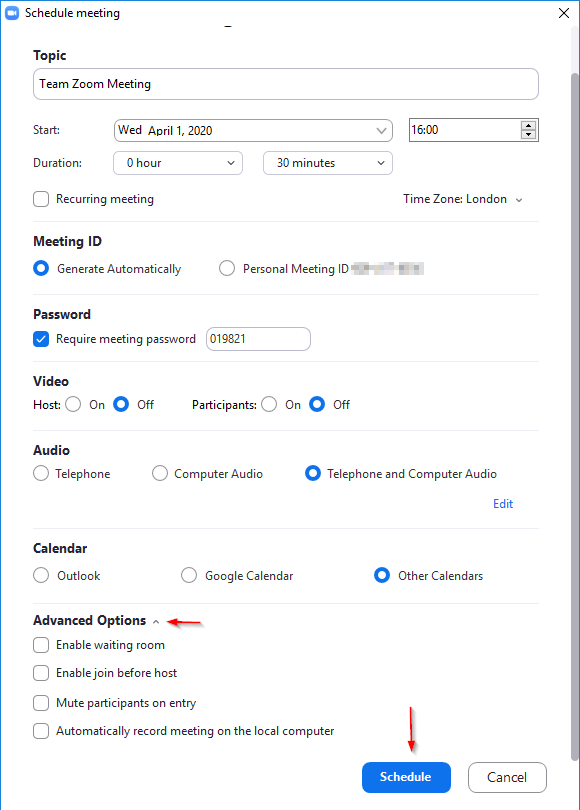 Zoom Meeting Set Up App 2