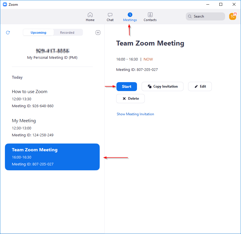 Zoom Meeting Set Up App 4