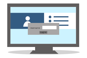 lecture capture monitor with username field
