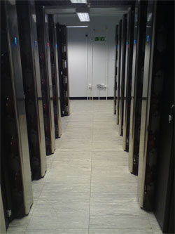 working in the Chichester machine room