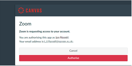 Zoom is requesting access to your account - press Enter to authorise