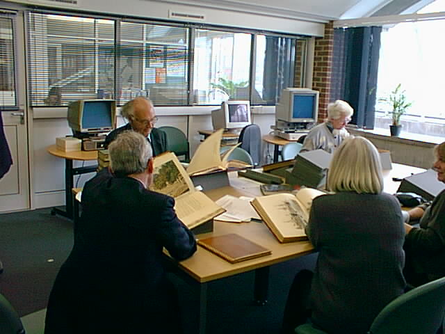 Group visiting Special Collections