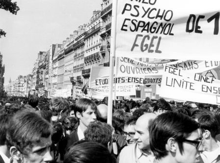 Protests in Paris 1968
