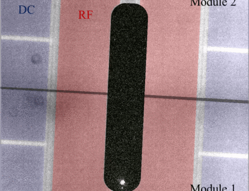 A High-Fidelity Quantum Matter-Link Between Ion-Trap Microchip Modules