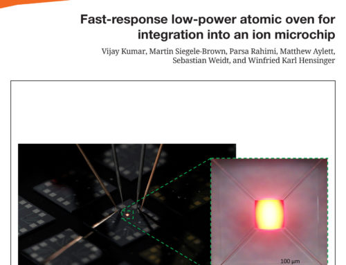 Fast-response low power atomic oven for integration into an ion microchip