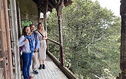 Students enjoying Greece