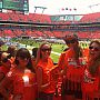 2014 Sussex Year Abroad Students and American friends at Miami Hurricanes American Football game