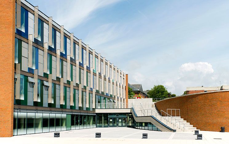 Jubilee building exterior in bright daylight