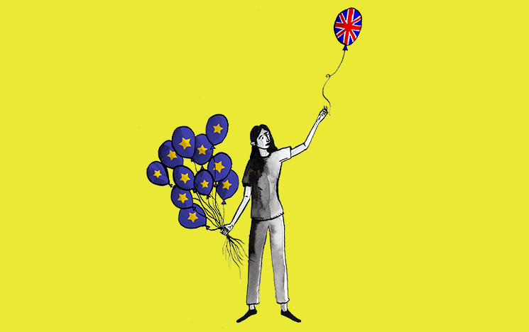 Illustration representing Brexit