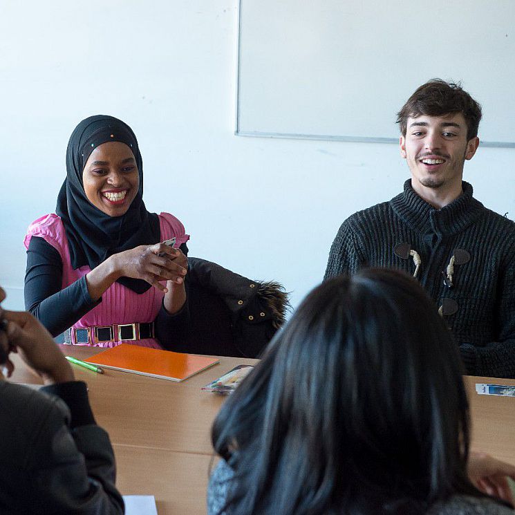 Economics students in a seminar