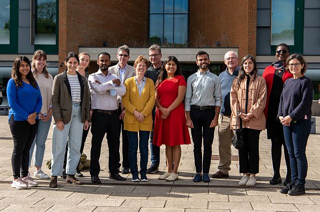 STAARS Workshop participants pose for group photo outside front of Jubilee building