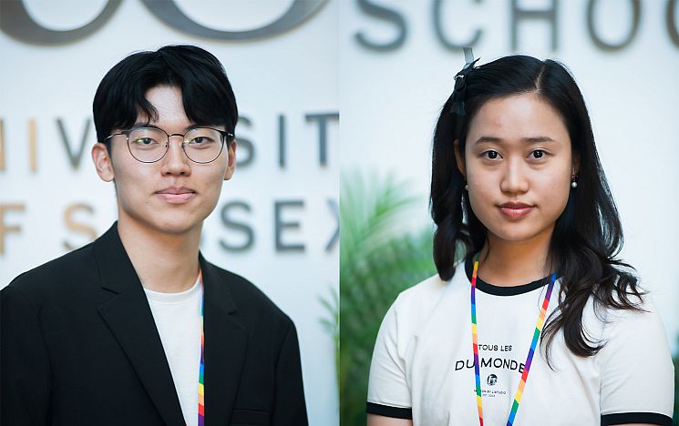 Seongam Hong and Seungyeon Jung portrait