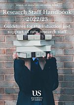 Research Staff Handbook 2022/23 cover