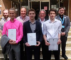 Final year prize winners 2016