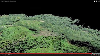 3D rendering of aerial imagery collect for the Conservation Chocolate project