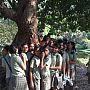 Students are enjoying the Garden visit