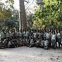 In front of the Baobab Tree