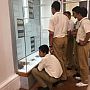 Students are watching manuscripts on Ayurvedic Medicine