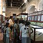 Students are watching exhibition gallery of BSI