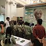 Students are watching E.K. Janaki Ammal exhibition