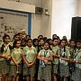 Students are enjoying Indian Museum visit