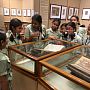 Students are watching Miniature Painting gallery of Indian Museum