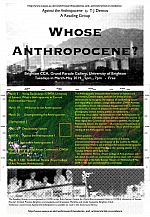 Whose Anthropocene?