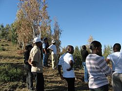 Social Science assistants' orientation to transects