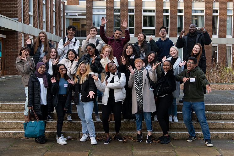 A group photo of the 2021-2022 International Student Ambassadors