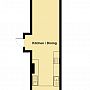 Lewes Court standard kitchen floorplan