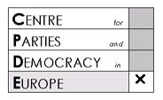 Centre Parties Democracy Europe Centre Parties Democracy Europe