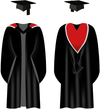 Hire your UNE Masters Graduation Set – Churchill Gowns