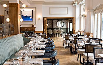 The interior of the Bistro at Hotel du Vin