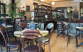 The interior of Browns restaurant