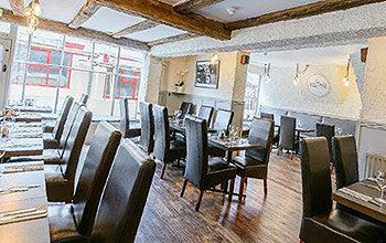 The interior of the Il Bistro restaurant