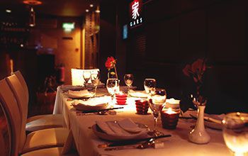 The interior of Gars restaurant in The Lanes in Brighton