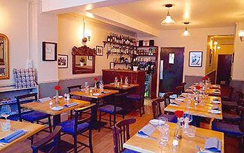 The interior of Semolina restaurant