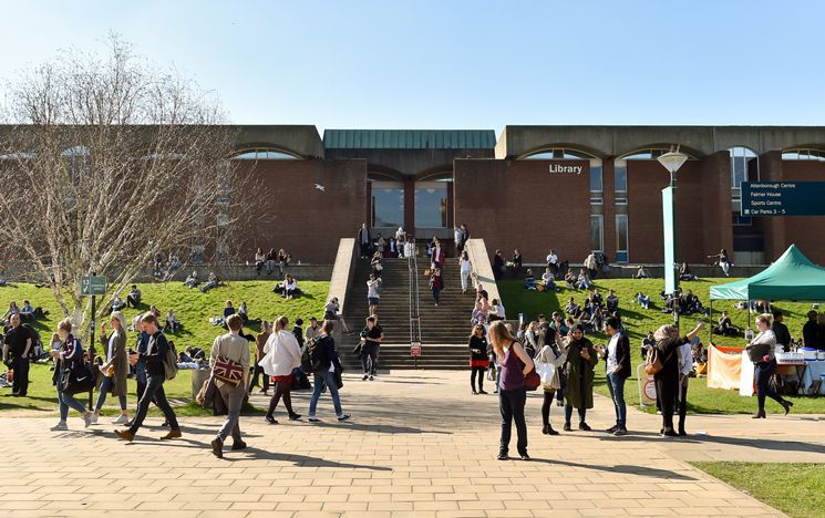 Library Square during Welcome Week